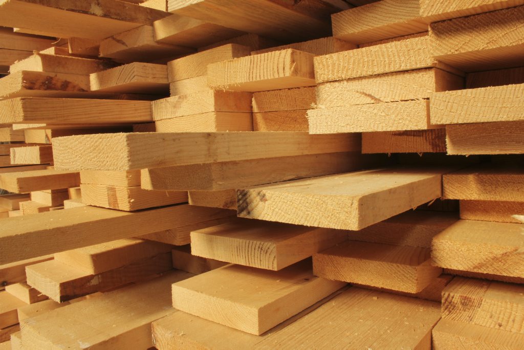 Stacked Lumber Stacked Lumber